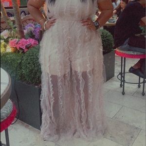 Beautiful Blush Ruffled Romper